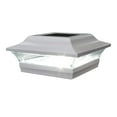 thumbnail image 1 of Classy Caps SL214W 5x5 Imperial Solar Post Cap - White – High-Performance Solar LED, Durable Cast Aluminum with Powder-Coated Finish, Fits Over an Actual 5" x5" Post., 1 of 4