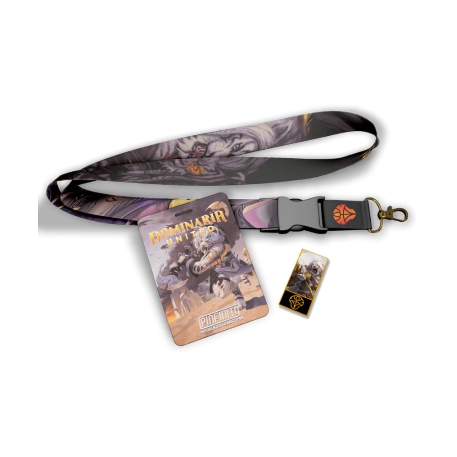 Mtg Ltd Ed Dominaria United Ajani Pin & Lanyard Se
