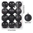 thumbnail image 3 of SRUILUO Christmas Ornaments Ball 24PCS, 3cm/1.18in Shatterproof Christmas Bulbs, Hanging Decorations Balls for Wreath, Xmas Tree, Holiday, Wedding, Party Decor, 3 of 4