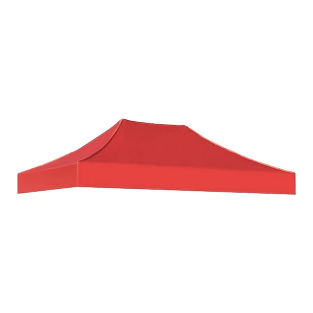 koolsoo Toit de Tente à Auvent en Oxford 3x2 m Pare-Soleil Bâche de Pluie Toit de Gazebo Rouge