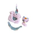 thumbnail image 3 of Ropa de Muñeca de Peluche, Ropa de Juguete de Repuesto para Niños, Regalo de Cumpleaños, Ropa para Muñecas, Bonito Traje de Cerdo con Antena para Muñe, 3 of 8