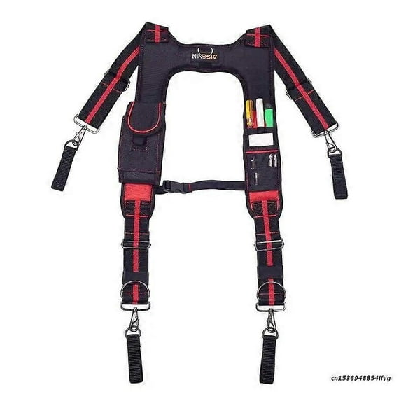 Tool Belt Suspenders Heavy Duty Electrician Tool Belt Electrician s Bag Magnetic