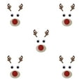 thumbnail image 3 of Redempat DIY Home Decorating Made Easy Christmas Window Sticker For Festive Décor Cute Window Stickers Elk head 5Set, 3 of 6