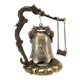 thumbnail image 1 of Escritorio Feng Shui dragón chino Fengshui campana Asiático Oriental arte pequeño tallado bronce coleccionables Tibetano para decoración de Buda Soledad campana de dragón, 1 of 6
