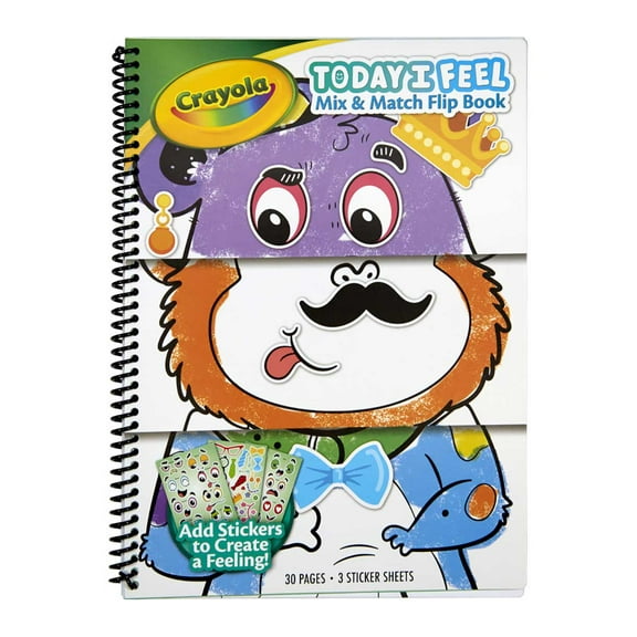 Today I Feel Animal Mix & Match Flip Book