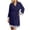 Navy, variant on Womens Maternity Nursing Robe Pregnancy Breastfeeding Bathrobes 3 in 1 Labor Delivery Nightgowns Bathrobe Nightwear