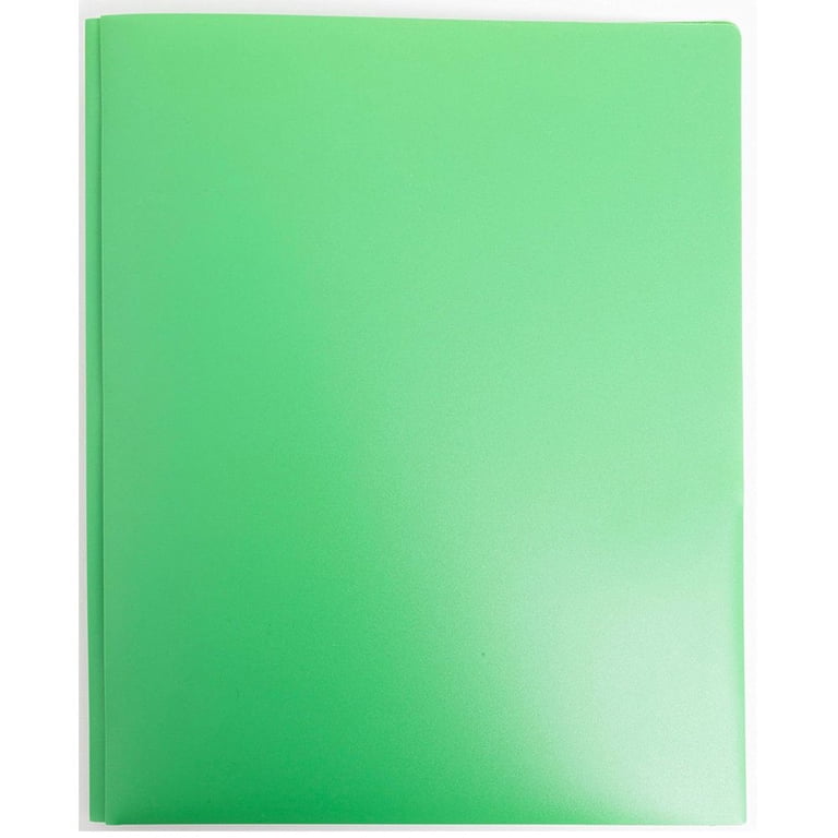 Leitz A4 Presentation Folder With Clip - Green Document Folder For School, Office, Reports