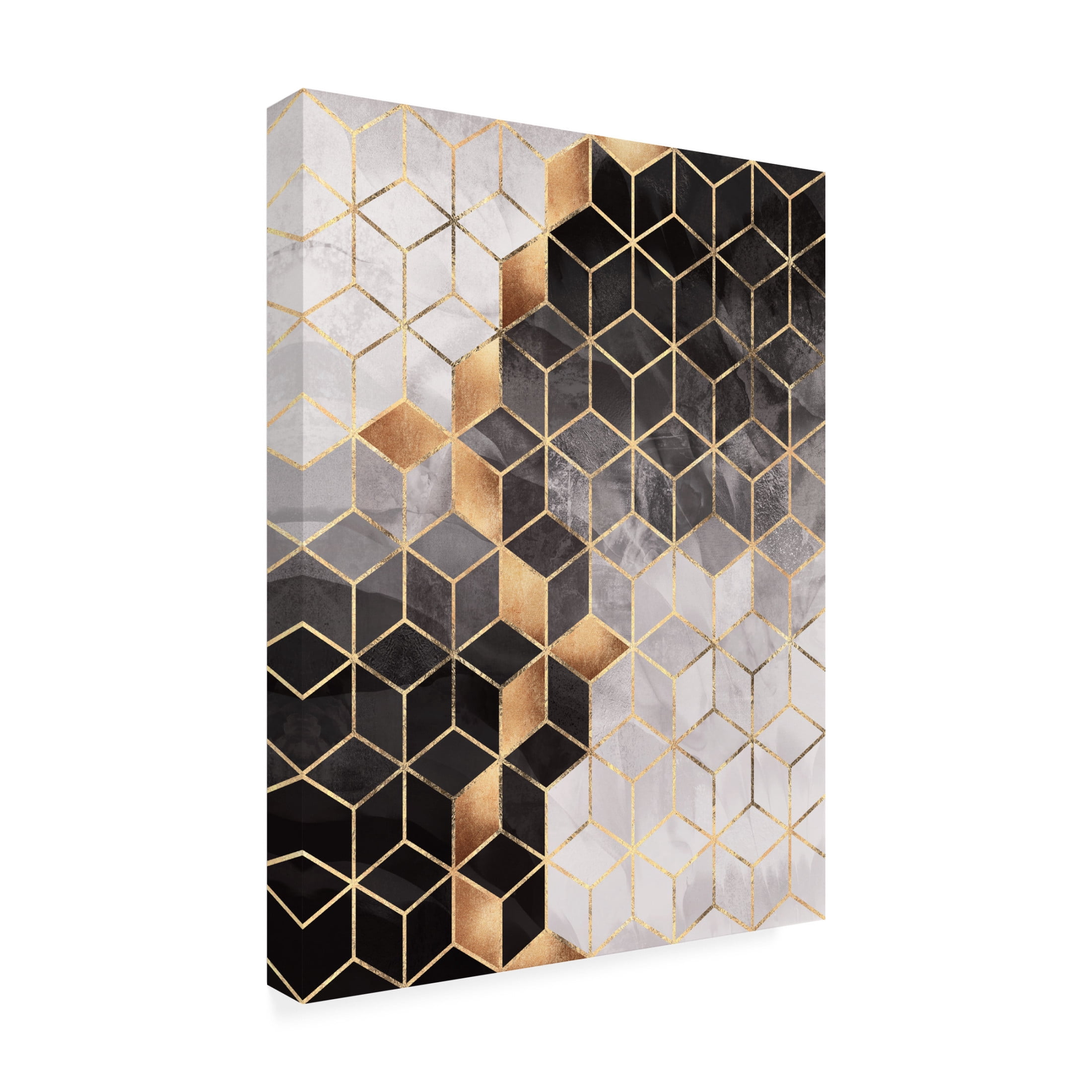 Trademark Fine Art Elisabeth Fredriksson Smoky Cubes Canvas Wall Art