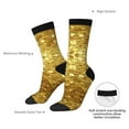 thumbnail image 6 of Funny Novelty Colorful Socks Gold Coins Amazing Patterned Casual Crew Socks, 6 of 7