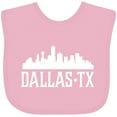 thumbnail image 3 of Inktastic Dallas Texas Skyline Tx Cities Boys or Girls Baby Bib, 3 of 4