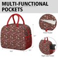 thumbnail image 6 of Womens Red Christmas Santa Pattern Lunch Box for Work,Insulated Lunch Bag for Women,Loncheras Para Mujer,Leakproof Adult Lunch Bag for Work,Beach,Travel,Picnic,Camping, 6 of 7