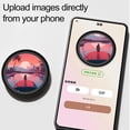 thumbnail image 3 of Customizable Digital Badge with 1.85" Touch Screen - Upload GIFs & Videos via App, 18HR Battery, 7 LED Modes, Metal Electronic Photo Display for Anime Fans & Idol Supporters, 3 of 9