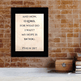 thumbnail image 6 of And now, O Lord, for what do I wait? My hope is in you." Psalm 39:7, Black Frame 7x5 Decorative Wall Plaque | Elegant Bible Verse, 6 of 7