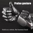 thumbnail image 4 of SNGMN Multi Purpose Hammer Tool, Stainless Steel Head with Ergonomic Wood Handle for Home Improvement, Camping and Outdoor Survival, 4 of 4