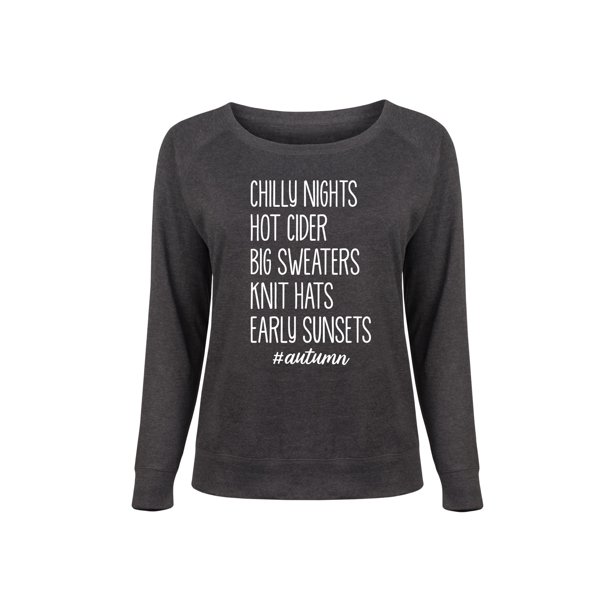 Chilly Nights Hot Cider Big Sweaters Women S Plus Slouchy Walmart Com