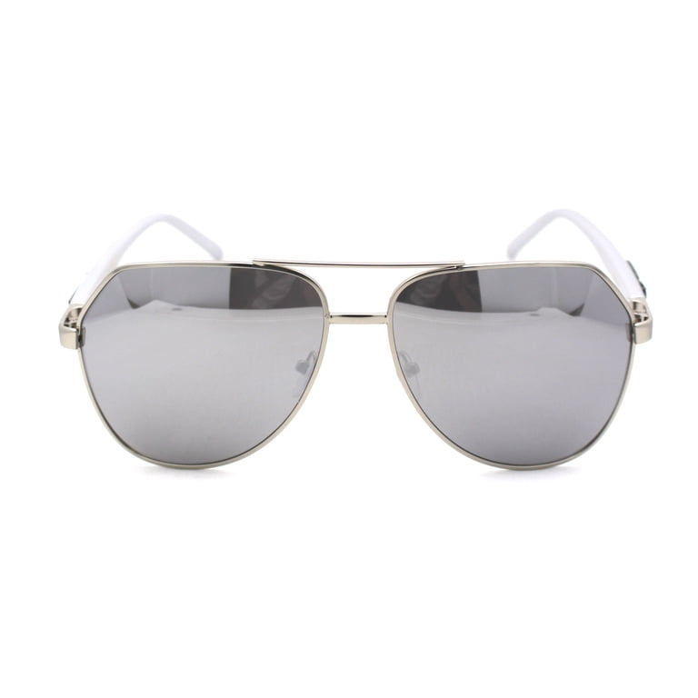 Xloop Mens Metal Rim Officer Style Racer Squared Geometric  display picture 2