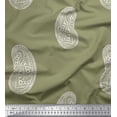 thumbnail image 1 of Soimoi Rayon Fabric Paisley Block Print Fabric by Yard 42 Inch Wide, 1 of 3
