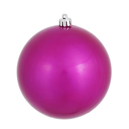 Vickerman UV Drilled Candy Ball Ornament (Set of 4)