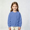thumbnail image 5 of Abcomgle Girls Sweatshirt 7-8 Loose Solid Color Long Sleeve Pullover Sweatshirts for Girls Cotton Crewneck Kids Sweaters Girls Trendy Winter Back To School Outfits for Teen Girls, 5 of 5