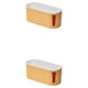 thumbnail image 2 of Injueey Estuche de almacenamiento de cables Cable a prueba de polvo Soporte inalámbrico Caja organizadora Escritorio Amarillo 2Conjunto, 2 of 6