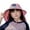 Pink, variant on LIIPEE Girls Boys Solar Powered Fans Hats Summer Fashion Casual Bucket Wide Brim Adjustable Strap Sun Hat Protection Caps With Neck Flap Kids Stylish Beach Sunscreen Sunshade Cap,Beige,One Size