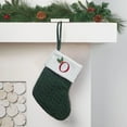 thumbnail image 6 of Tyidzon Christmas Stockings with Initials, 7.8 Inch Small Embroidered Knit Christmas Stocking,Xmas Stocking for Kids, Holiday and Family Stocking for Fireplace or Party Decorations Green, 6 of 6