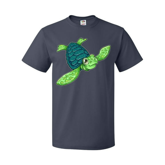 Inktastic Sea Turtle with Swirls T-Shirt