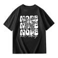 thumbnail image 2 of XUELUO Little Girls T-Shirts Oversized Short Sleeve Crew Neck Letter Leopard Bow Graphic Tshirts Summer Athleisure Tops For Teens, 2 of 4