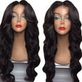 thumbnail image 3 of Kiplyki Women Black Brazilian Short Wavy Curly Parting High Temperature Fiber Wig Hair, 3 of 4