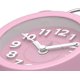 thumbnail image 2 of (Rosa) Mini reloj despertador silencioso de estilo clásico, reloj despertador redondo de doble campana, 2 of 5