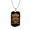 Military Chain (Gold), variant on Pray For My Safety Trucker Dog Tag Necklace Stainless Steel 24" Chain Silver Tone or Gold Tone