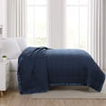 thumbnail image 4 of Beatrice Home Fashions, Down Alt Blanket with Satin Trim, King, Insignia Blue, 4 of 6