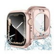 thumbnail image 1 of wonima11 2 in 1 Waterproof Case for Apple Watch Series 9 8 7 Screen Protector 41mm, 360 Protective Glass Face Cover Hard PC Bumper + Back Frame for iWatch Accessories 41 mm, 1 of 1