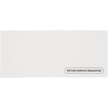 LUXPaper #10 Regular Envelopes, 4 1/8 x 9 1/2, Bright White, 50/Pack