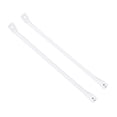 thumbnail image 1 of Wire Closet Shelving Brackets, 2PCS White Closet Wire Shelf Brackets 12 Inch with Screws for RV, 1 of 7