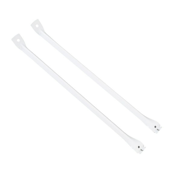Wire Closet Shelving Brackets, 2PCS White Closet Wire Shelf Brackets 12 Inch with Screws for RV