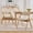 Khaki, variant on BaseBeauty Folding Chairs with Padded Seats, Wooden Stackable Dining Chair Set of 2 for Guests Kitchen Office Wedding Party Picnic, Khaki