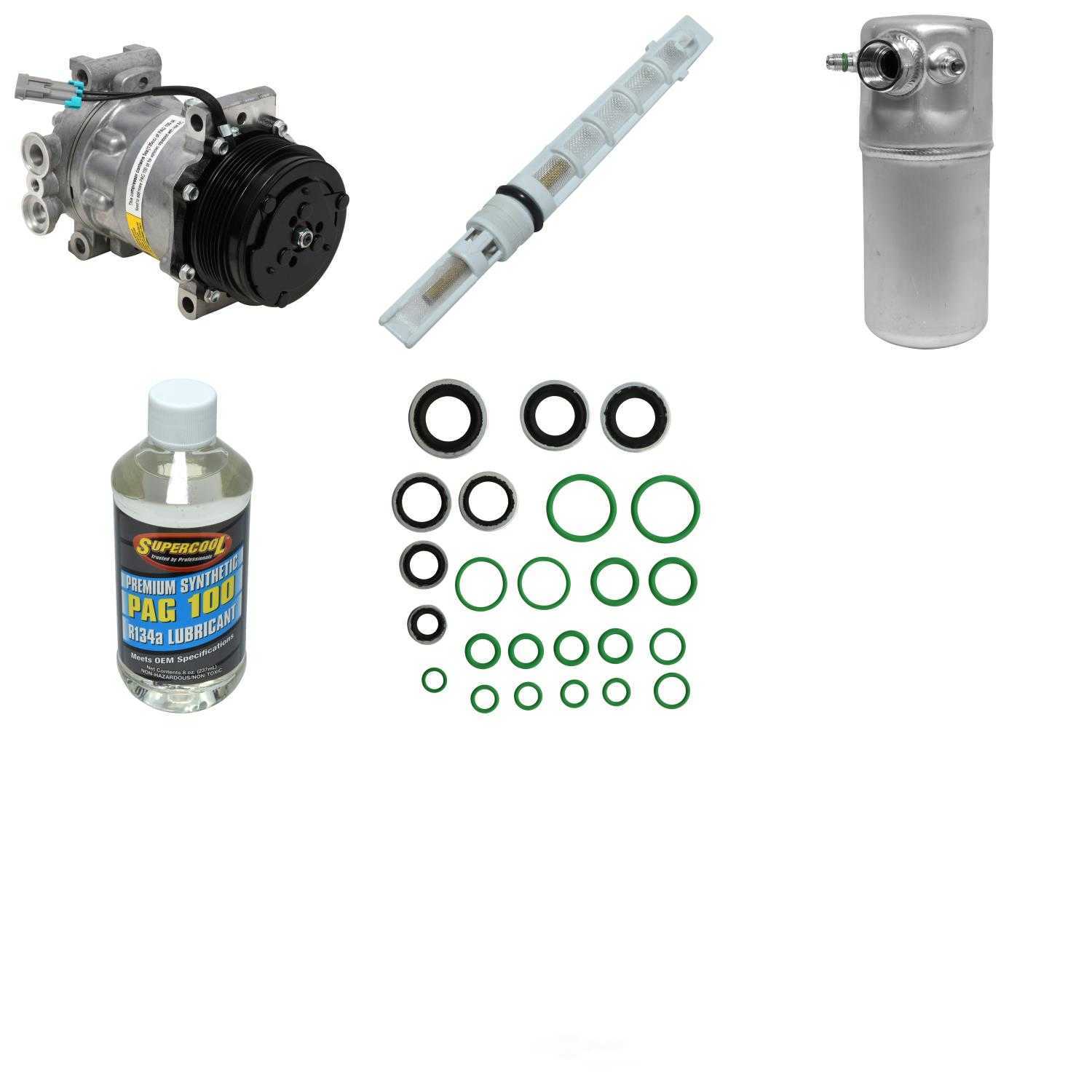 A/C Compressor and Component Kit -- Compressor Replacement Kit Fits select: 1999-2001,2002 CHEVROLET BLAZER