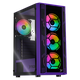 thumbnail image 1 of Gabinete XTREME PC GAMING Kronos Media Torre 4 Fan ARGB Violeta CXTGSXVT, 1 of 6