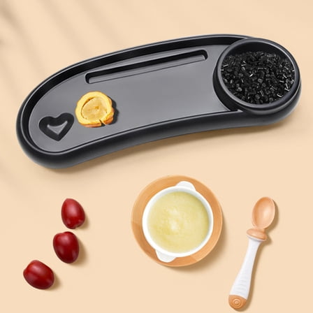 PTOOTP Stroller Universal Snack Tray Plastic Stroller Tray with Cup Holder 1Pack