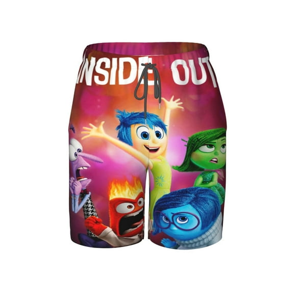 Inside O-u Swim Trunks for Boys Beach Short with Drawstring Swimsuit Pants