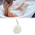 thumbnail image 2 of Unique Bargains Bath Shower Sponge for bathroom 4.72"x4.72" 1 Pc Navy Blue,Beige, 2 of 6