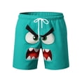 thumbnail image 4 of Purcolt Mens Swim Trunks Quick Dry Elastic Waist Drawstring Summer Casual Gym Running Beach Board Shorts with Pockets, 4 of 5