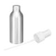 thumbnail image 3 of Botellas de spray de niebla fina de aluminio Uxcell de 100 ml, pequeño recipiente recargable para viajes con tapa de boquilla de plástico blanca para perfume y cosméticos., 3 of 7