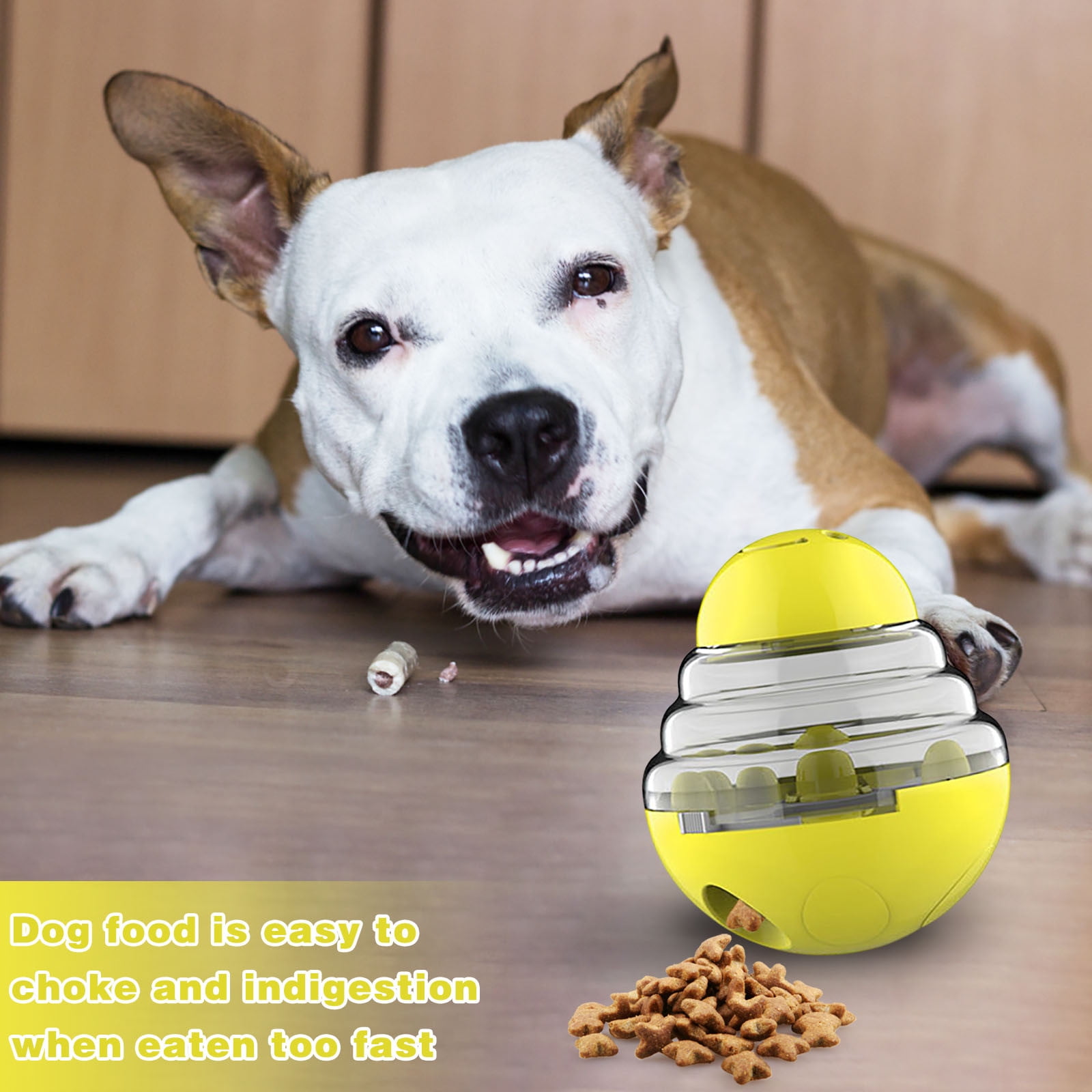Clearance Tumbler Pet Toy, Dog Leaky Food Toy Interactive Dog Cat Toy Food Treat Dispensing Toys, Slow Feeder Treat Ball for Pets Increases Iq 14u