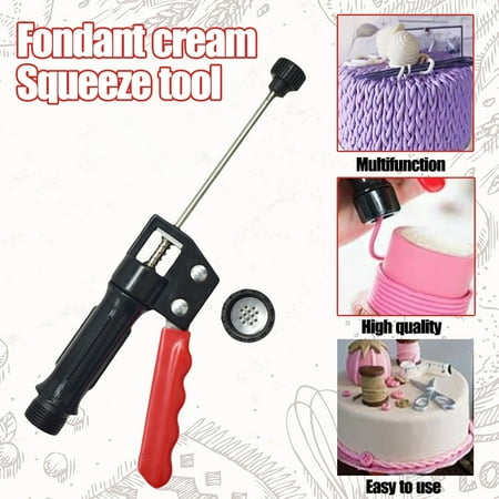 

Fondant Cream Squeezing Mud Pottery Mud Grip Type Decorating Dessert Extruder