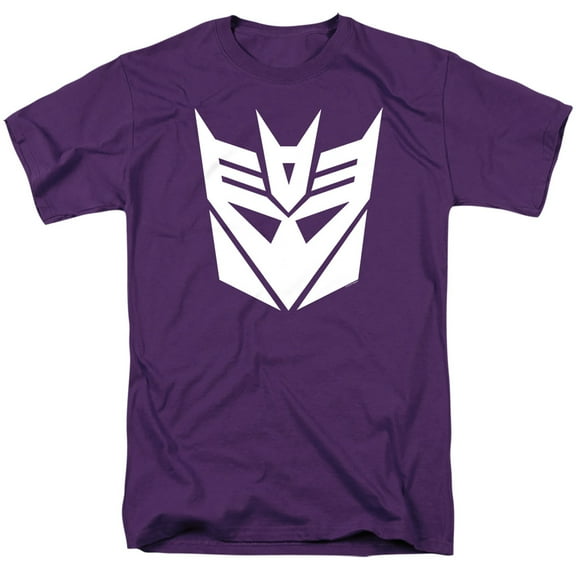 Transformers Decepticon S/S Adult 18/1 T-Shirt-Purple