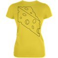 thumbnail image 1 of Swiss Cheese Costume Alimentaire Juniors T-Shirt Doux, 1 of 1