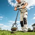 thumbnail image 7 of Hand Tiller for Gardening, Manual Garden Claw Cultivator with 4 Sharp Curved Steel Tines, Twist Tiller Soil Loosener, Rotary Handheld Tiller for Yard Lawn Weeding, 7 of 7