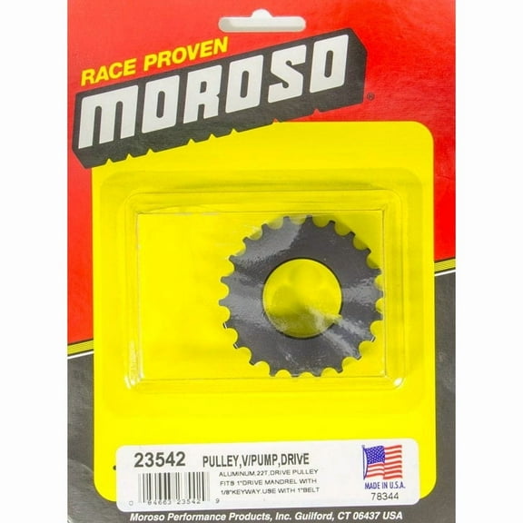 Moroso Dry Sump Drive Pulley 22T- Radius Tooth